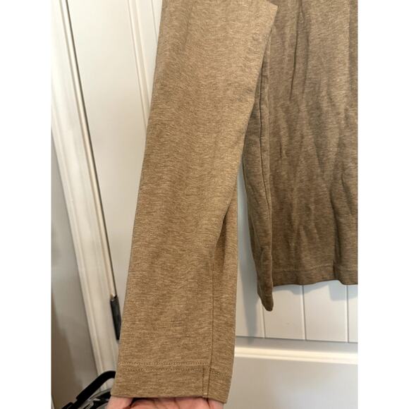 Banana Republic Khaki/Tan Long Sleeve Pullover with 1/4 Zip Size XL - Picture 8 of 12